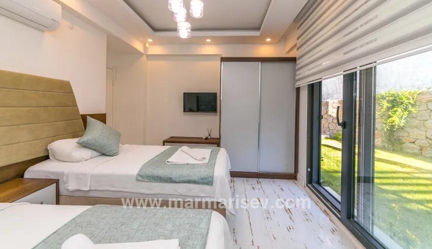 In Faralya eine Villa mit Meeresblick