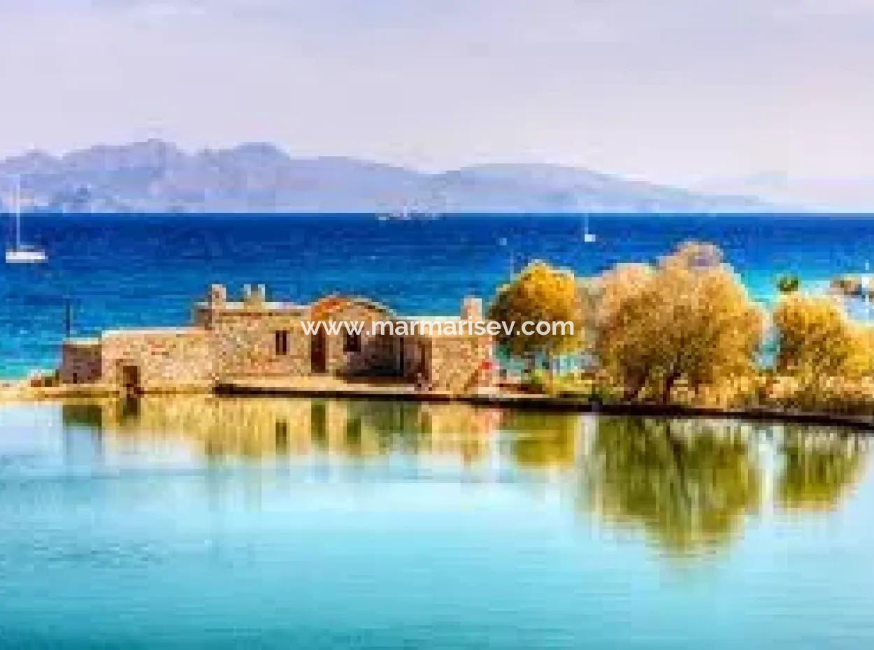 Grundstück Zum Verkauf Geeignet Für Den Bau Eines Hotels Am Meer Mit 10000M2 Tourismus Zonierung An Der Küste In The District Of Datca