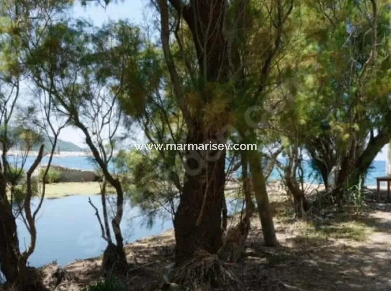 Camping- Und Wohnwagenparkplatz Zum Verkauf Am Meer In Der Nähe Des Hafens Von Datça Karaköy