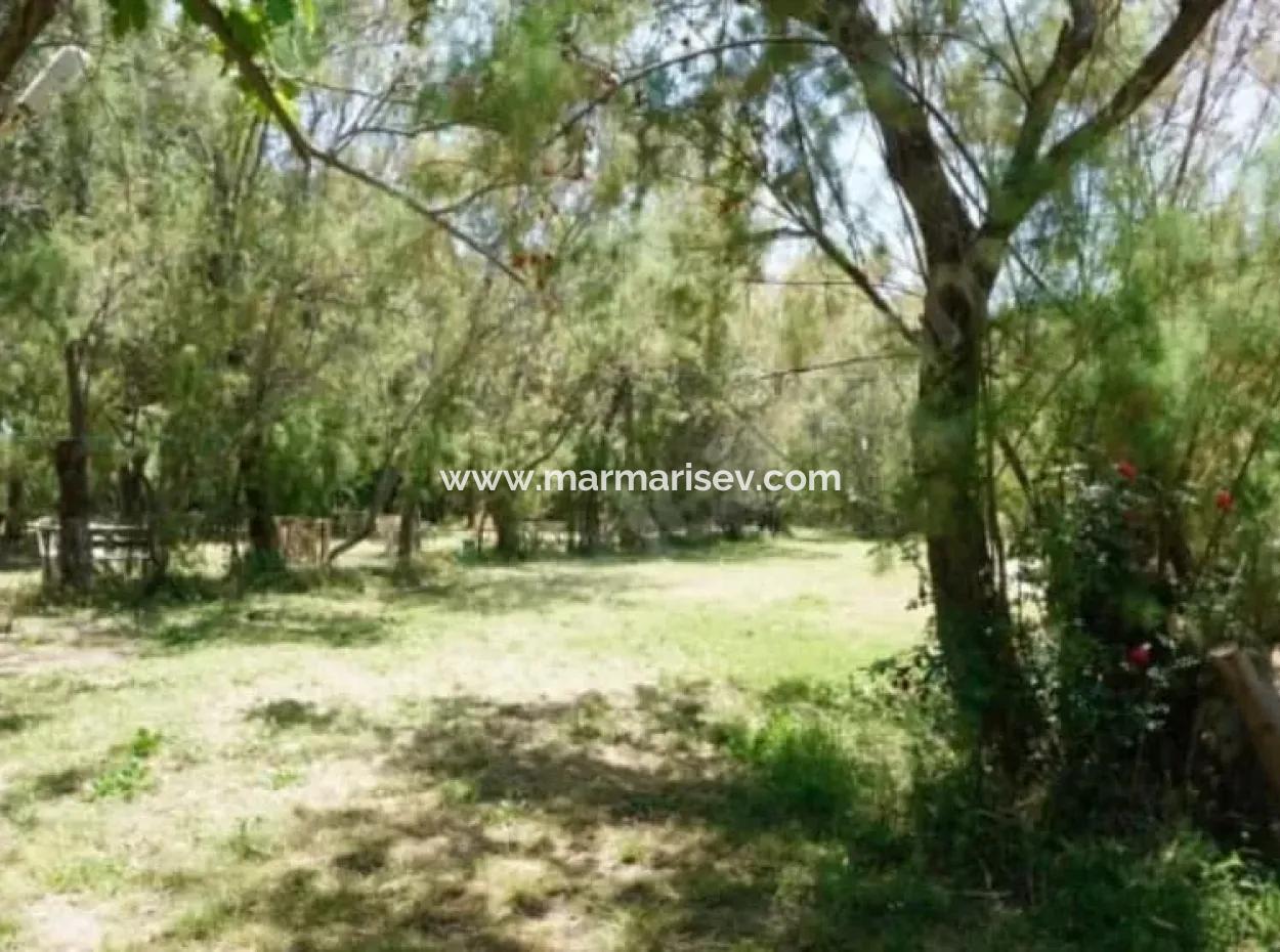 Camping- Und Wohnwagenparkplatz Zum Verkauf Am Meer In Der Nähe Des Hafens Von Datça Karaköy