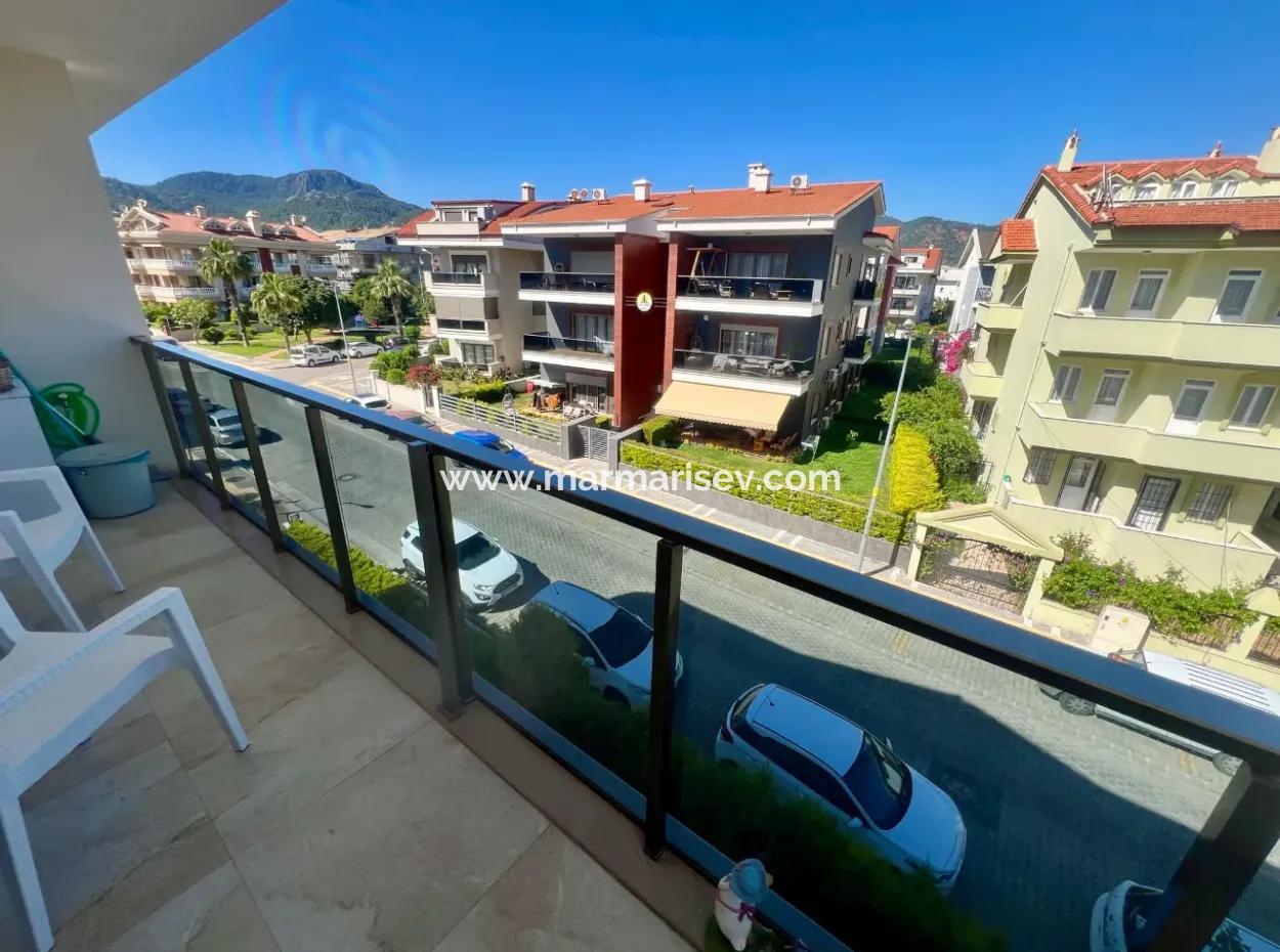 2 Zimmer, 1 Wohnzimmer, Neubau, Oberes Maisonette-Doppelzimmer, 90 M2, Wohnung Zum Verkauf Im Zentrum Von Marmaris, In Der Nähe Des Meeres