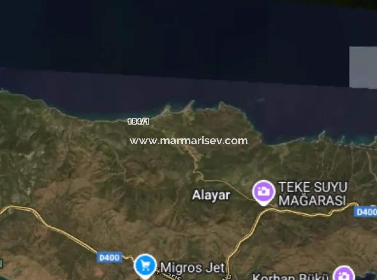 4500M2 Geeignetes Grundstück Am Meer Zum Verkauf Im Stadtteil Alavara Im Bezirk Datça