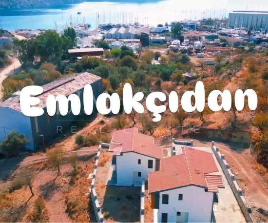 Marmaris Bozburun Stadtteil In Dem Atemberaubenden Meeresblick 4+1 Null 170 M2 Satılık Villa