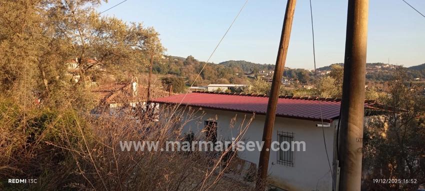 1186 M2 Plot Of Land For Sale In Akyaka, 8 Km Away, With A Planned 15-room Villa Project.