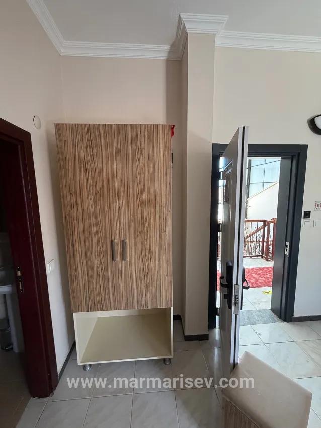 In the centre of Marmaris furnished rental 1+0 flat
