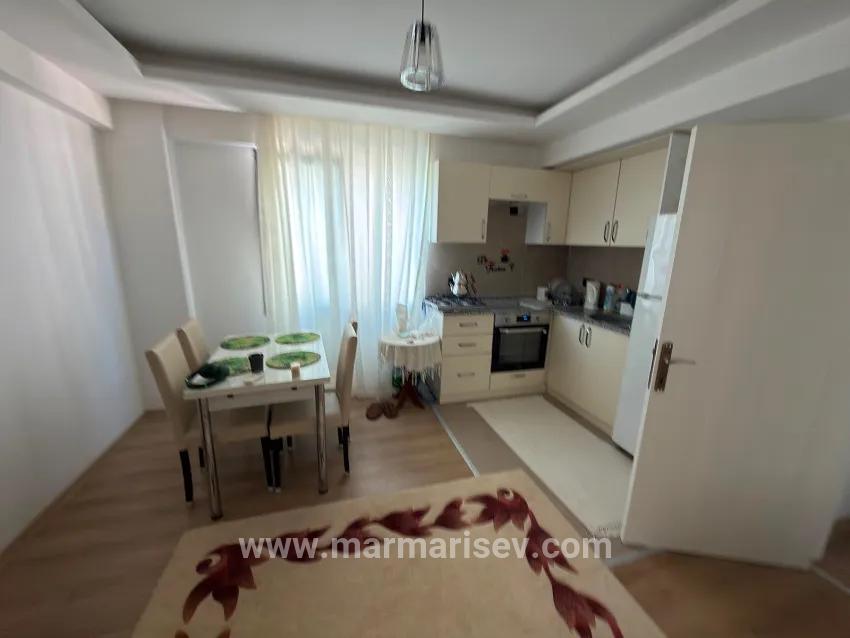 1+1 Bedroom Apartment For rent in Hürriyet Nbh. Dalaman - 45 m²