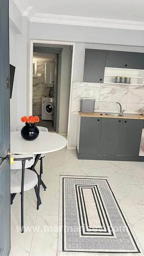 1+1 Bedroom Apartment For rent in Siteler Nbh. Marmaris - 55 m²