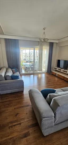 Marmaris Mosque Avlu Neighbourhood, In A Site With A Pool, Luxury 3+1 Furnished Roof Duplex For Rent