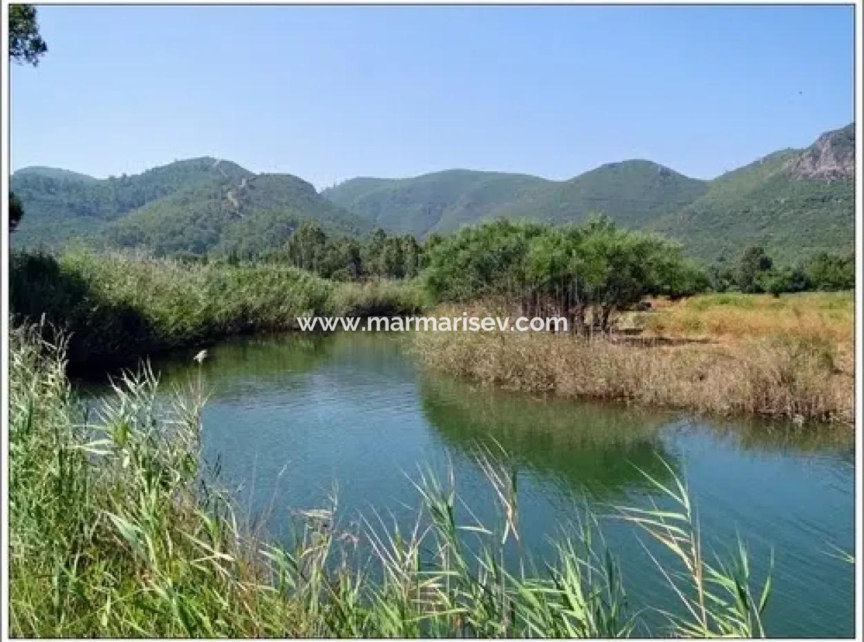 Urgent For Sale Plot In The Village Of 25.000 M2 Glazed Marmaris