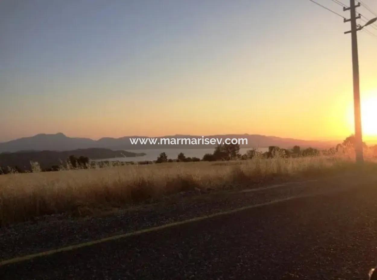 The Town Of Koycegiz, Plot For Sale 19000M2 Education, He Completed The Quarter With Lake View