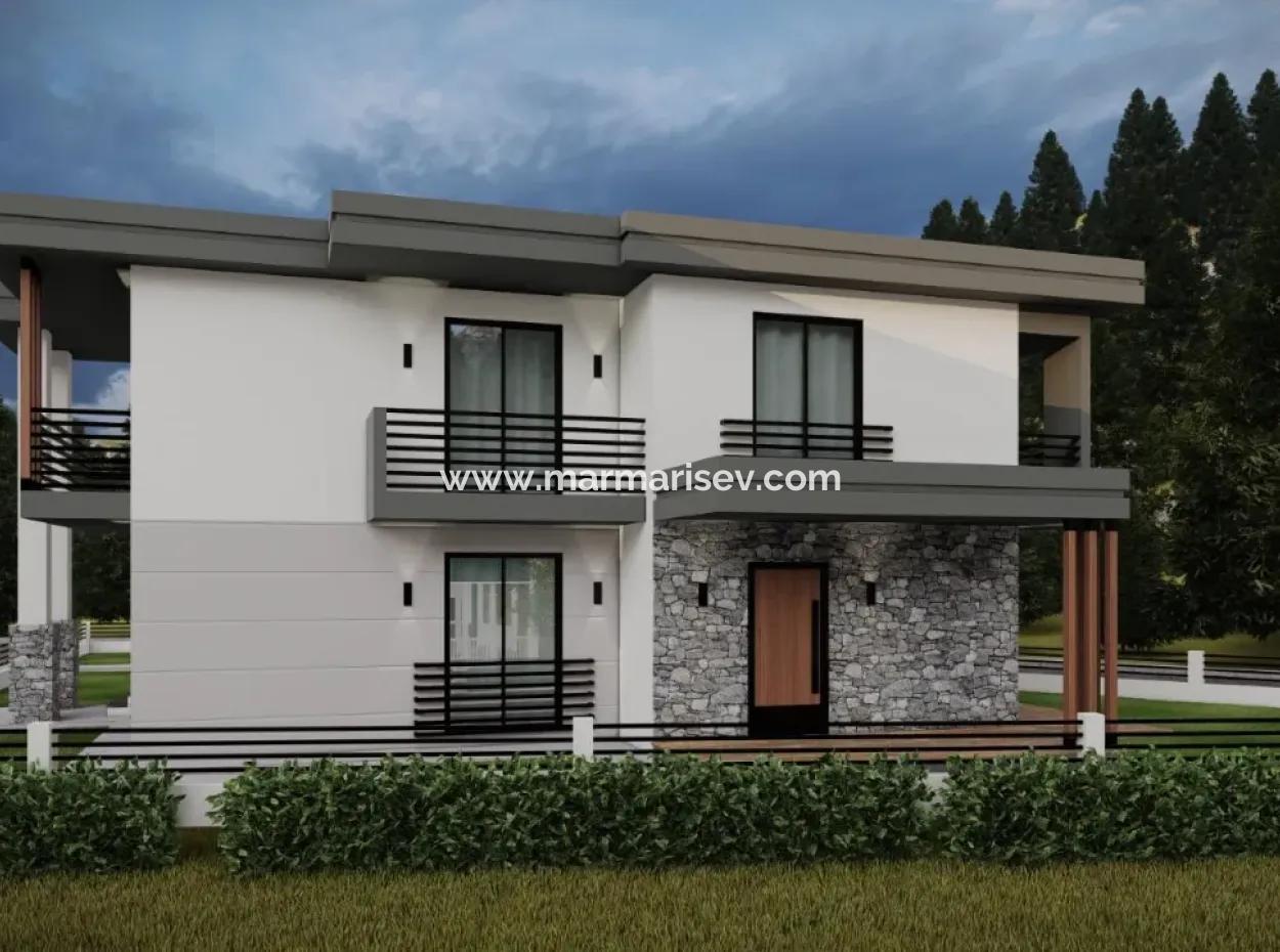 Luxury Apartment For Sale With Swimming Pool In Gökçe Neighborhood Of Ula District Of Muğla Province 2 Km To The Sea With Forest View