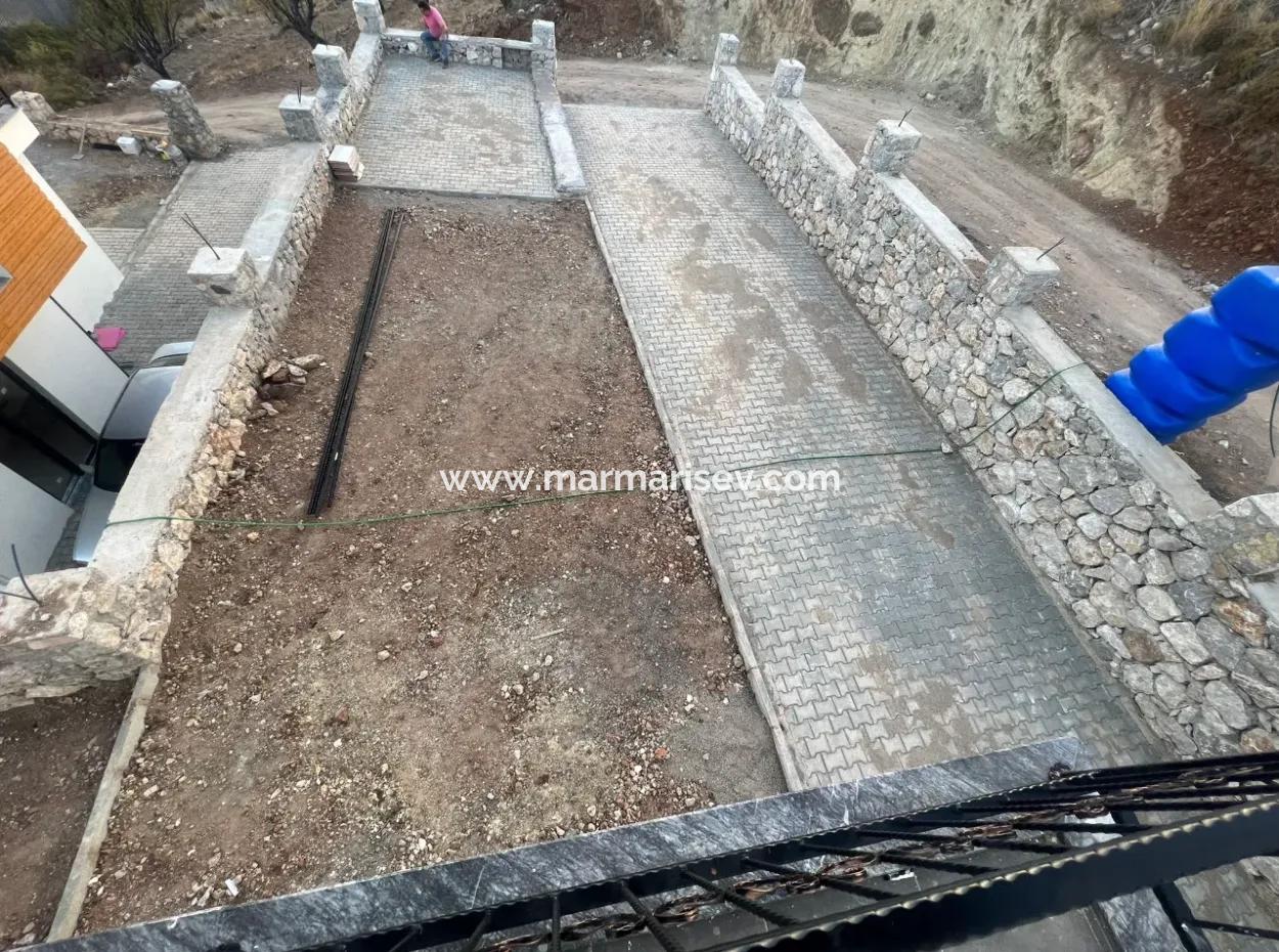 Villa For Sale In Marmaris Bozburun Neighborhood With Sea View, Fully Detached Garden, Parking Lot