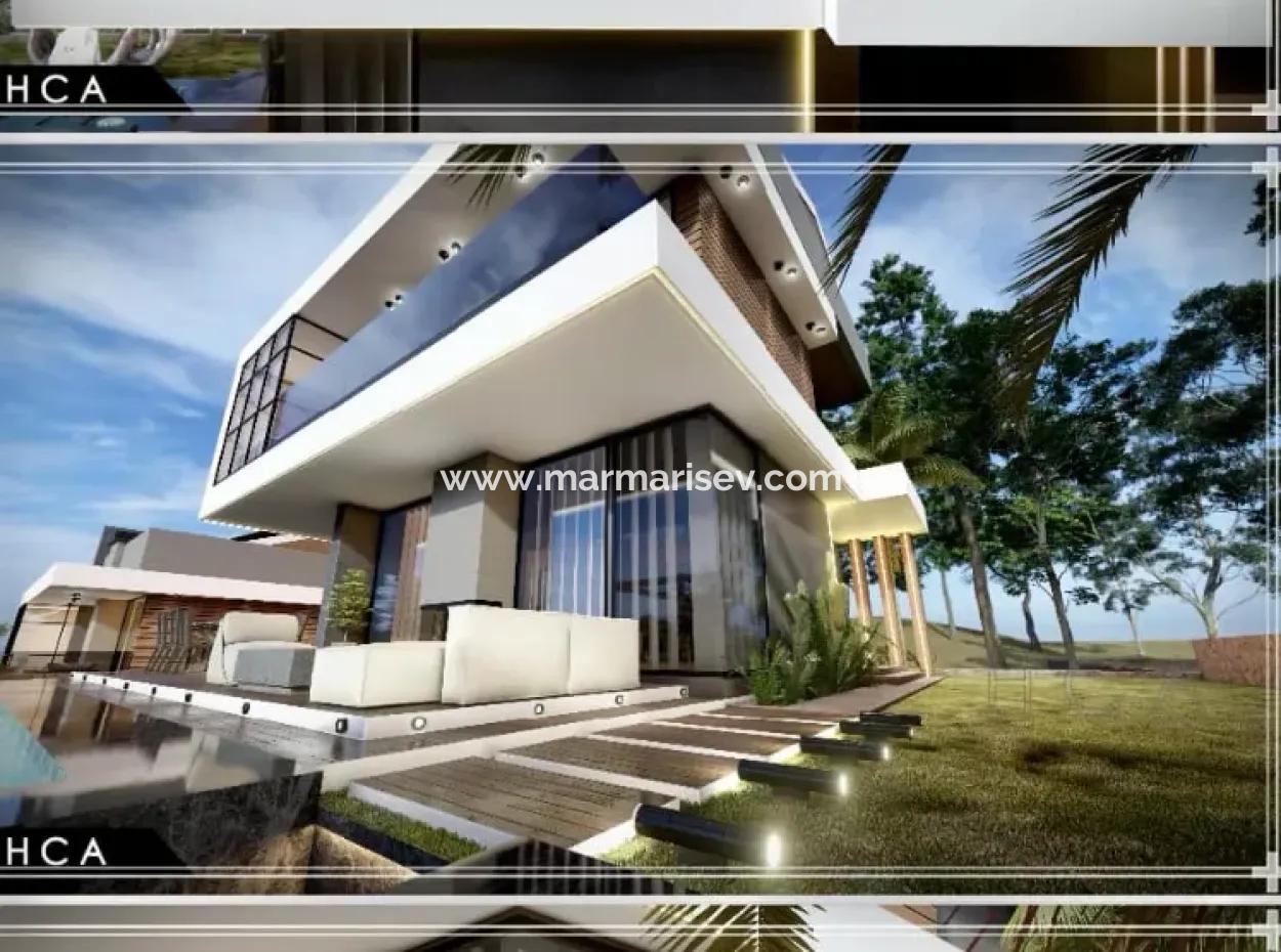 3200M2 Land With Sea View For Sale Suitable For The Construction Of 6 Villas In Turunc Bay In Marmaris