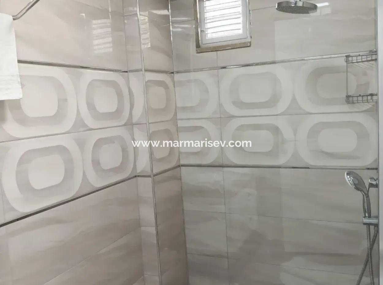 Villa For Sale In Marmaris Söğüt Village, With Magnificent Sea View, Swimming Pool, Parking, 3 Rooms, 1 Living Room, Garden, 200M2 Usage Area