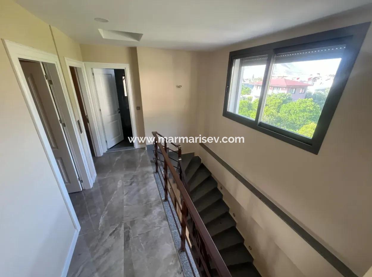 New Building With Detached Swimming Pool Close To The Sea In Icmeler Neighborhood Of Marmaris District 3 Rooms 1 Living Room 3 Bathrooms 200M2 Ultra Luxury Villa For Sale On A Plot Of 350M2