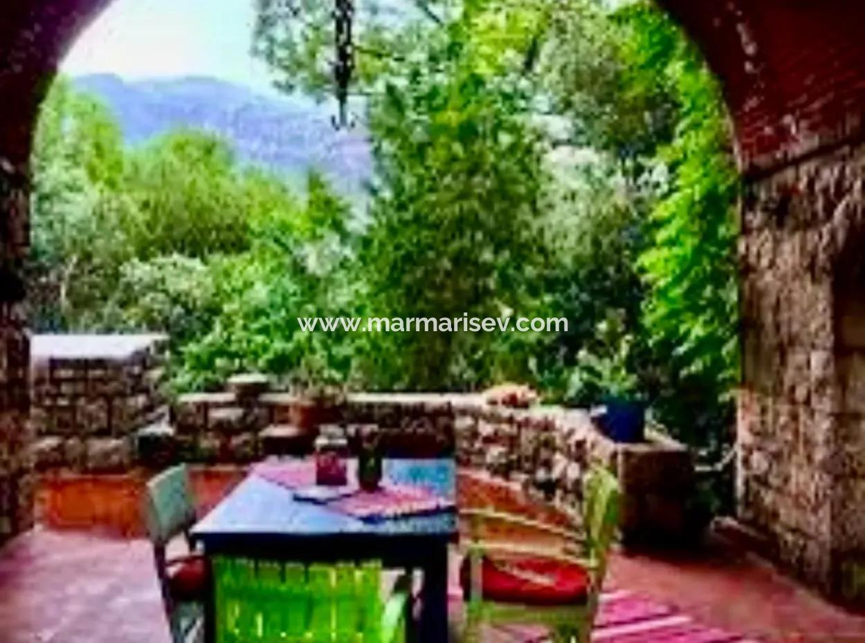 81000M2 Island For Sale In Marmaris Region 31000M2 Title Deed Official Electricity Water Available Manor House With Legal House In It