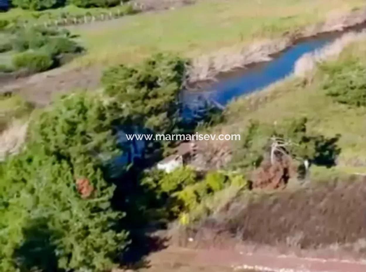 Our 10000M2 Shared Land Suitable For Commercial Use By The Canal In Marmaris Is For Sale