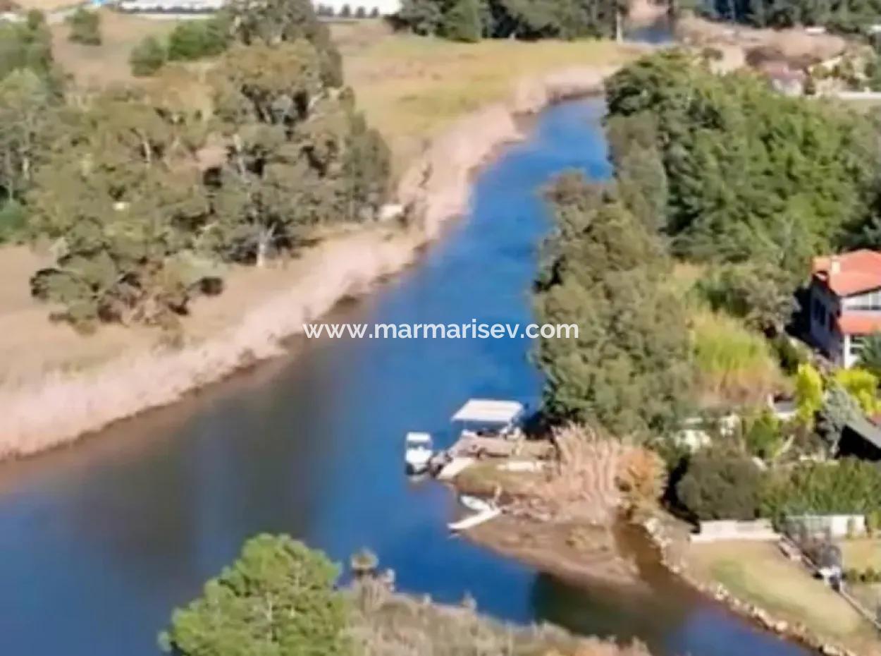 Our 10000M2 Shared Land Suitable For Commercial Use By The Canal In Marmaris Is For Sale