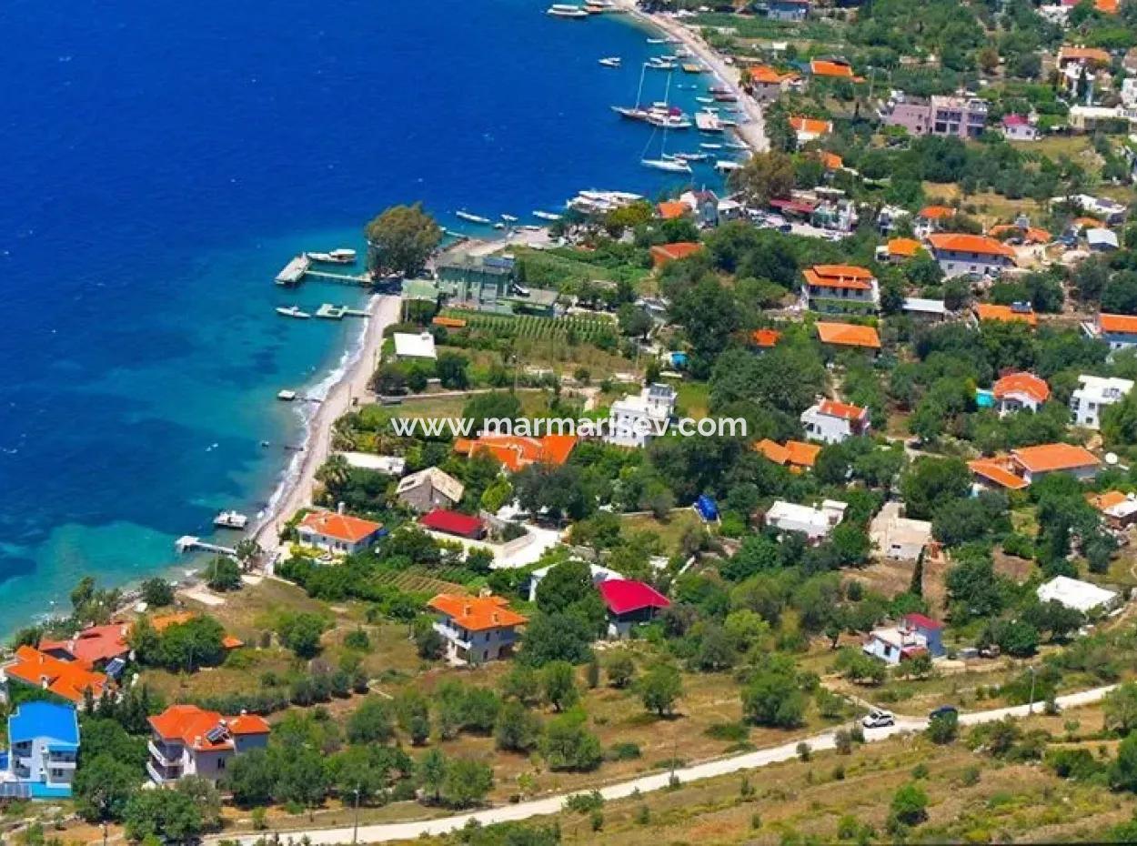 290M2 Land For Sale By The Sea In Marmaris Söğüt Village From The Real Estate Agent