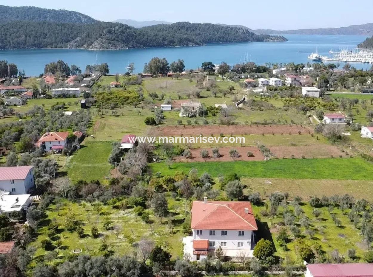Farmhouse Among Olive Groves With 10 Rooms In A Plot Of 3700M2 Close To The Sea In The Orhaniye Neighborhood Of Marmaris From The Real Estate Agent