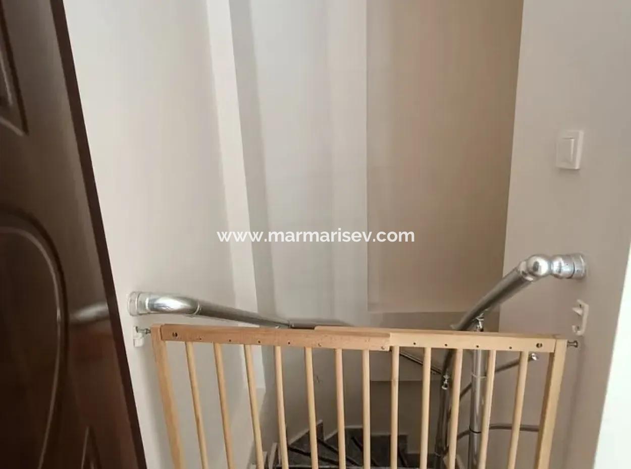 3 1 Garden Duplex Apartment For Sale In Beldibi Neighborhood Of Marmaris District In A Complex With Nature View Swimming Pool