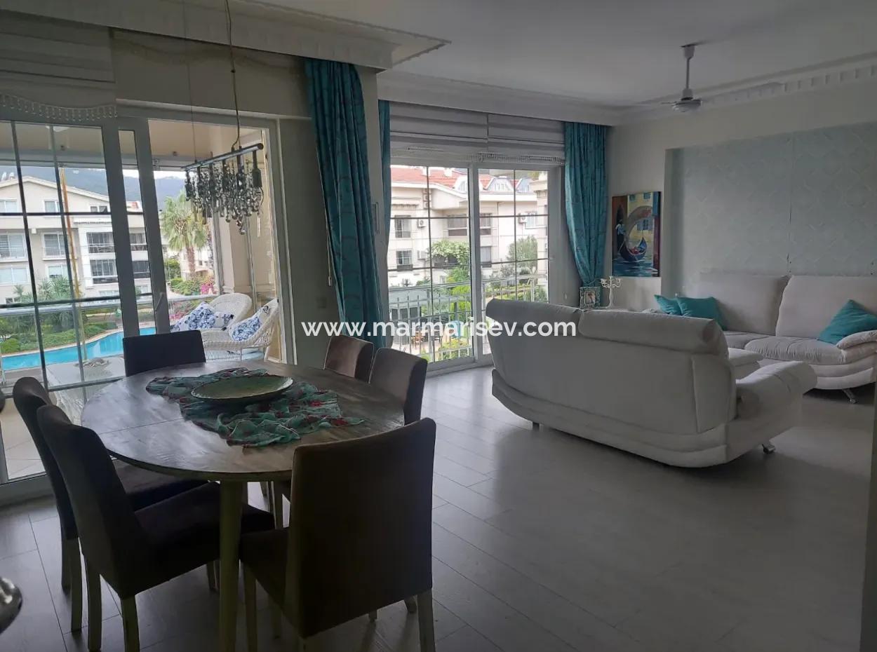 3 1 Furnished-Unfurnished Flat For Rent In Camiavlu Neighborhood Secure Site With Pool
