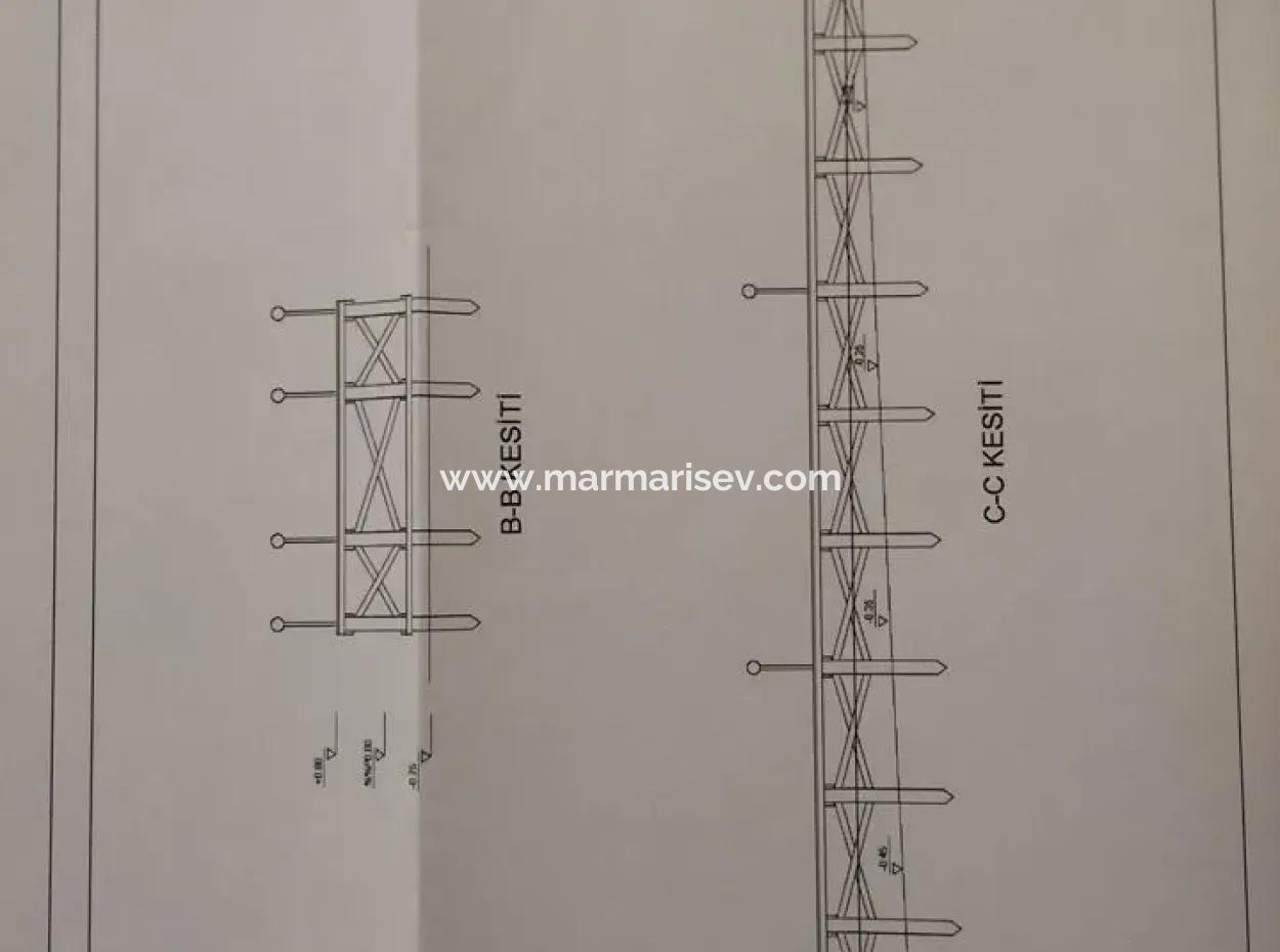 The Land For Sale From Marmaris Near The Sea Plot Hotels,Marina,Yacht Club Land 4000 M2