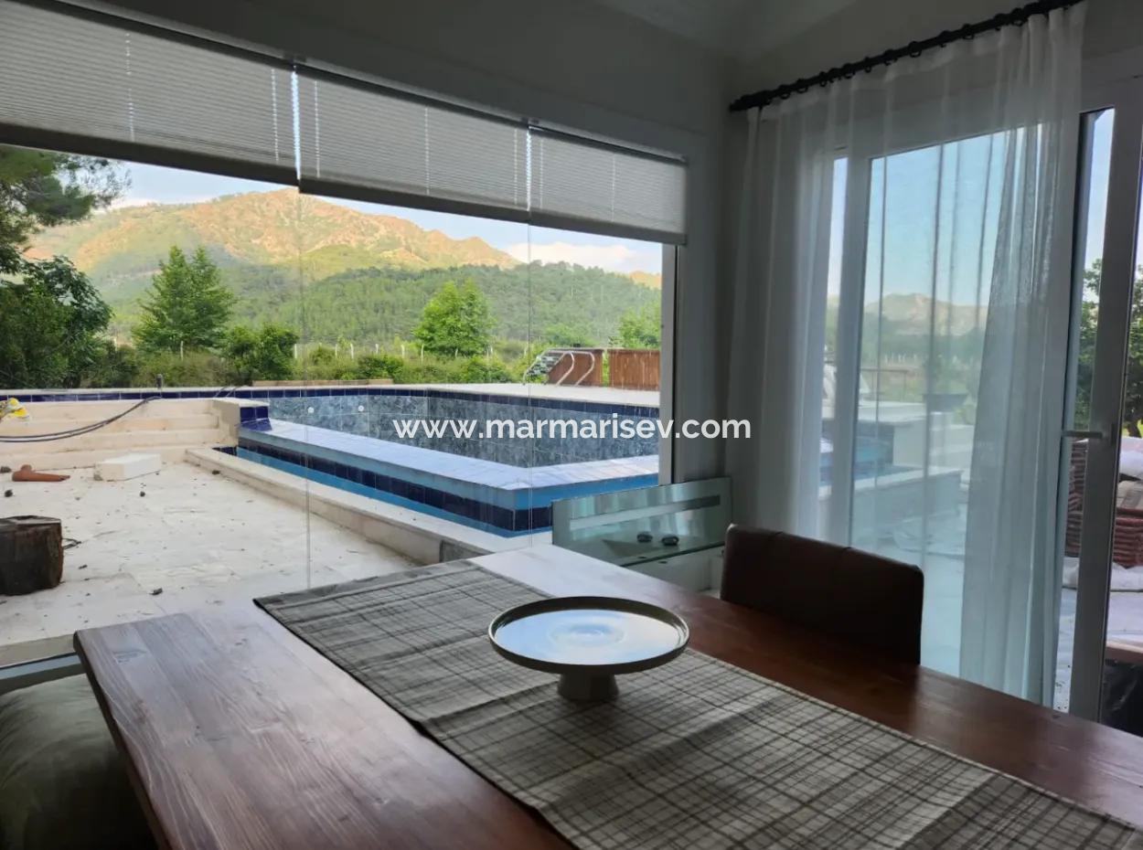 Ortaca Neighborhood For Sale 10.000 M2 Custom Made Farmhouse With Pool