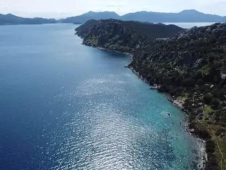 Sea View Land For Sale In Söğüt Village Of Marmaris District, Suitable For Investment 50 Meters From The Sea