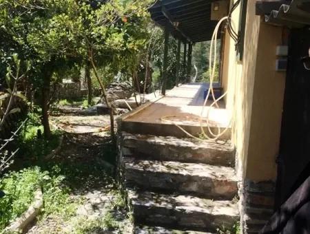 Stone Villa With Swimming Pool, 8 Rooms, 740M2 Plot For Sale In Gökova Region