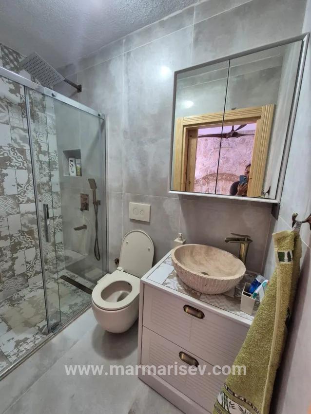 В Селимие 2+1 С Видом На Море Отдельный Дом Из Камня Для Продажи