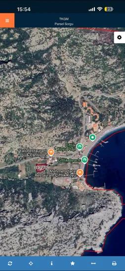 Мармарис Чифтлик Koyunda 2500м2 Денize Близкий Продаже Частная Собственность
