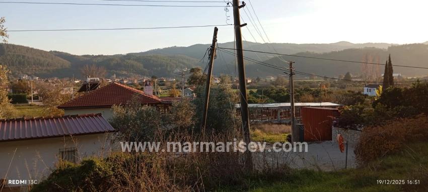 Akyaka,ya 8 Km Uzaklıkta 15 Odalı Villa Projesi Çizilmiş 1186 M2 Satılık Arsa