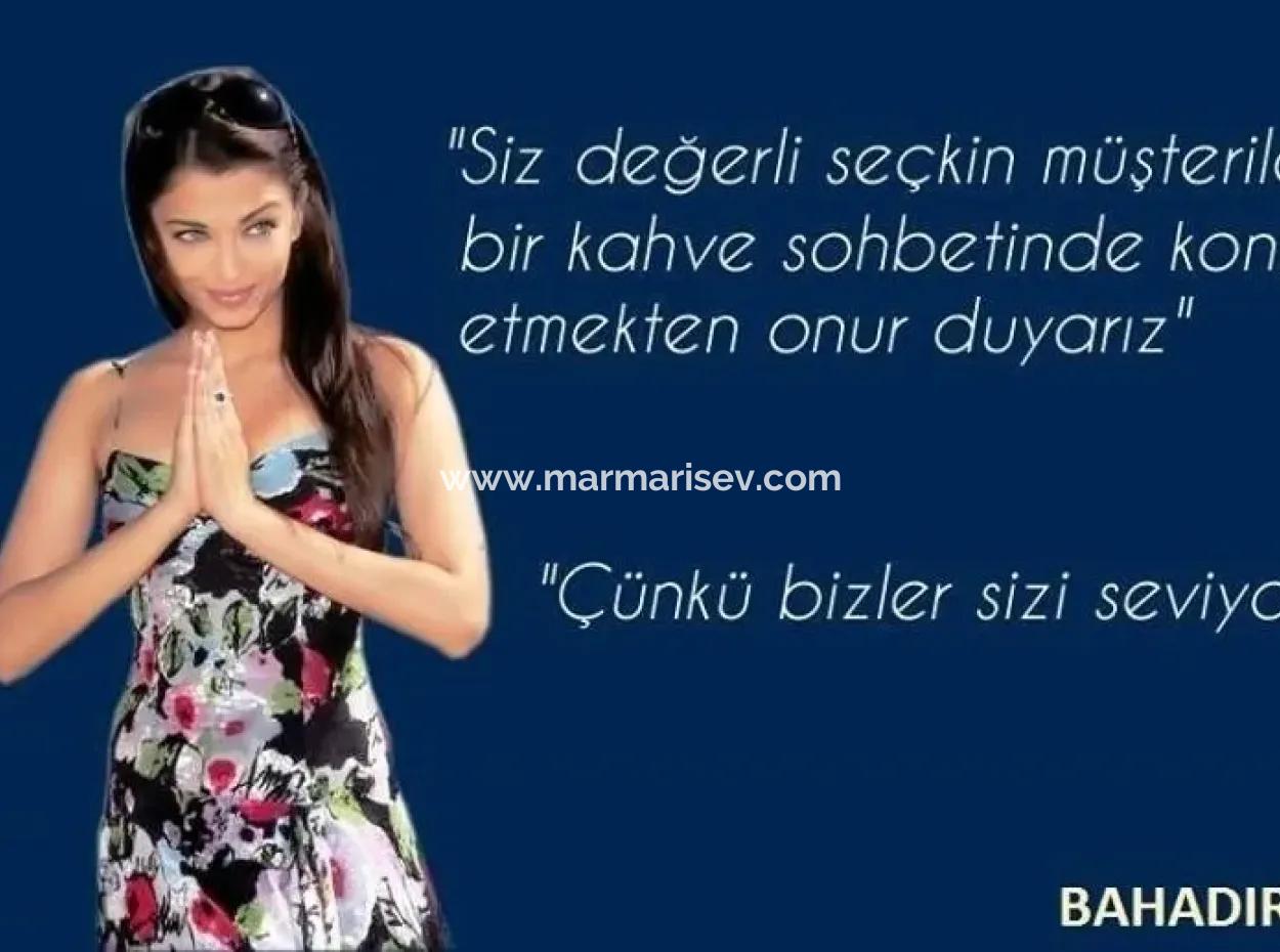 Marmaris Beldibi Mevkiinde 4 Oda 2 Salon 240 M2 Forleks Bahçeli Villa Satılık.olimpik Yüzme Havuzu Mevcuttur.