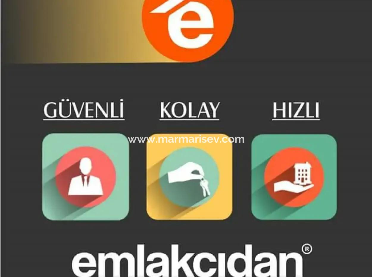 Marmaris Söğüt Köyünde Deniz Manzaralı 2100M2 Prefabrik Köy Evi Satılık