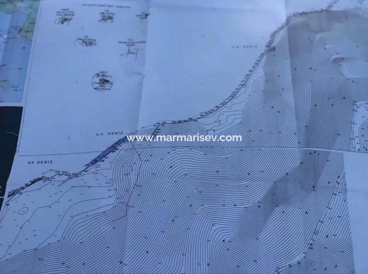 Marmaris Denize Sıfır Satılık Yat Çekek Yeri,Marina,Butik Otel Arsası 4000M2